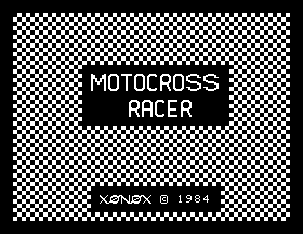 Motocross Racer Title Screen